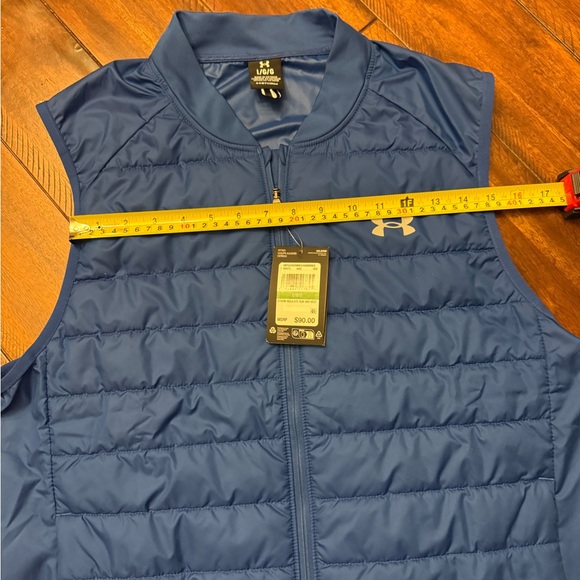 NWT! Under Armour Storm Insulate Run HBD Vest Blue Men’s Large - Picture 4 of 7